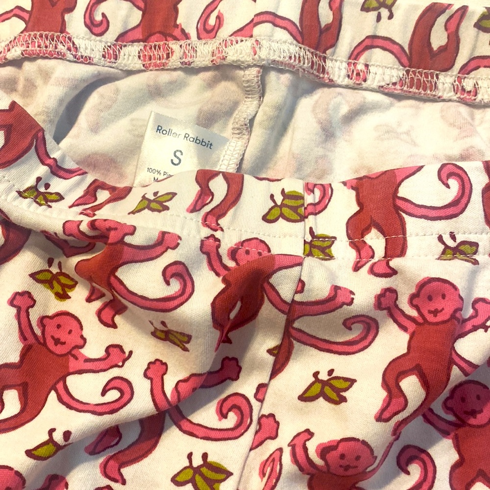 Pink monkey Roller Rabbit size small - Picture 3 of 3